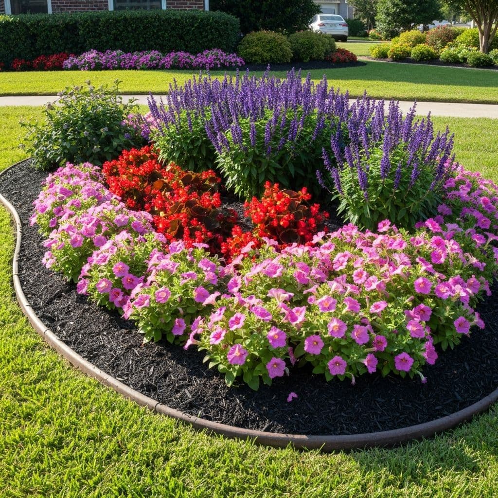 Flower bed maintenance