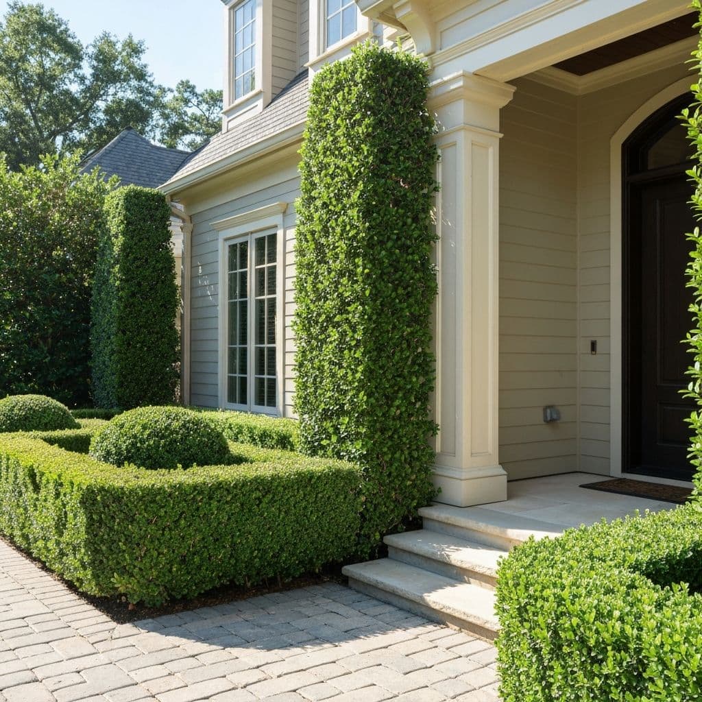 Hedge trimming service by Pina Lawn